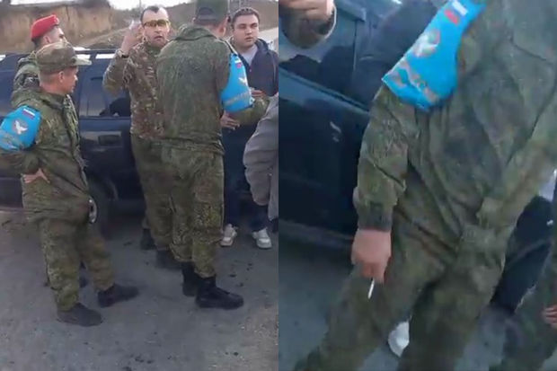 Qarabağda yaşayan ermənilər Rusiya sülhməramlılarının yolunu bağladılar